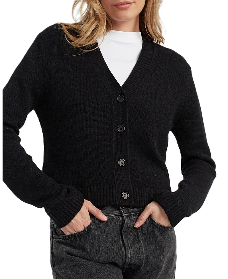 Chinti & Parker Women's Pure Cashmere Cardigan In Black