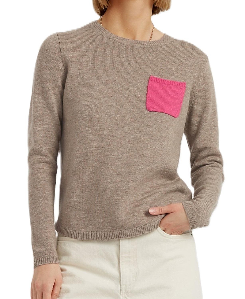 Chinti & Parker Women's Wool Cashmere One Pocket Sweater