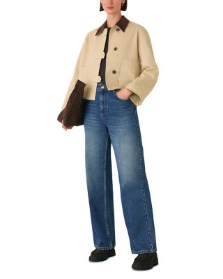 Cord Collar Worker Jacket