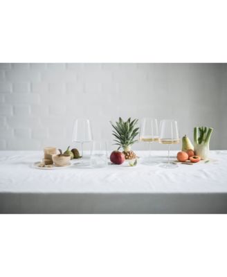 Handmade Simplify Burgundy Glass, Set of 2