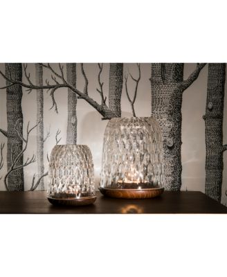 Folia Large Dark Wood Lamp