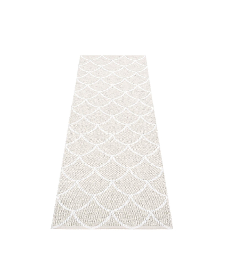 Pappelina Kotte Rug, 2'3" X 7'6" In White