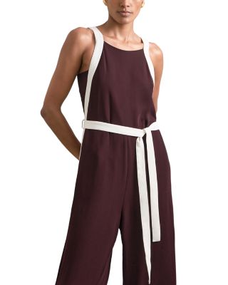 Petites Salma Color Block Jumpsuit