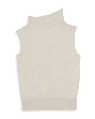 REISS Harper Wool Sleeveless Slouch Neck Top | Bloomingdale's