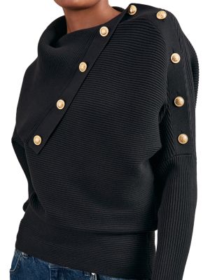 Lexi Button Shawl Sweater