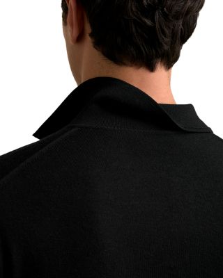 Duchie Merino Wool Open Collar Polo Shirt