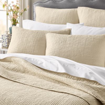 Pickstitch Coverlet Set, King - Exclusive