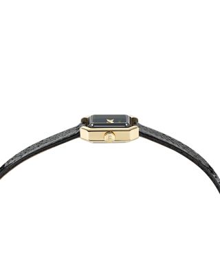 Crystal Petite Leather Watch, 15mm x 20mm