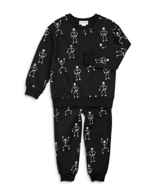 Boys' Glow-in-the-Dark Skeleton Sweatshirt & Sweatpants Set - Little Kid