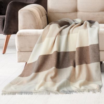 Dalis Plaid Merino Wool &amp; Cashmere Throw