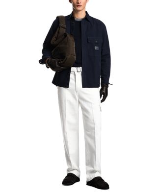 Striped Crewneck Piqu&eacute; Tee