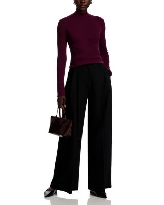 Foliora Wool Mock Neck Sweater