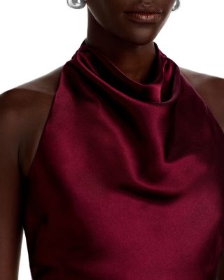 Draped Halter Gown - Exclusive