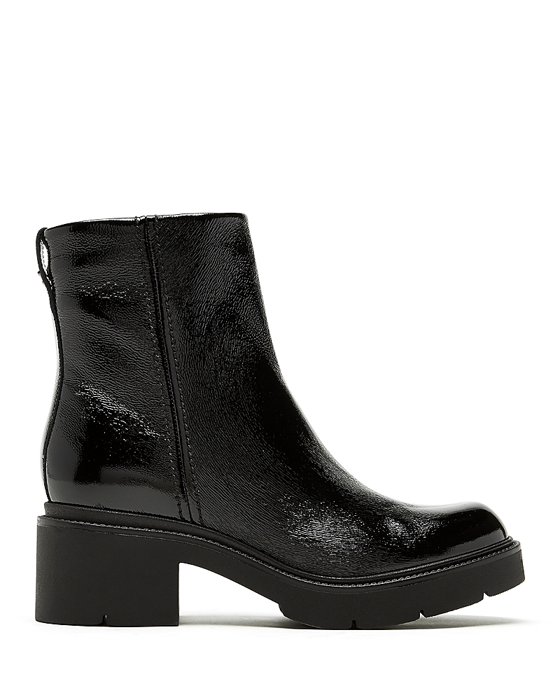 La Canadienne Alec Crinkle Leather Lug-sole Ankle Booties In Multi