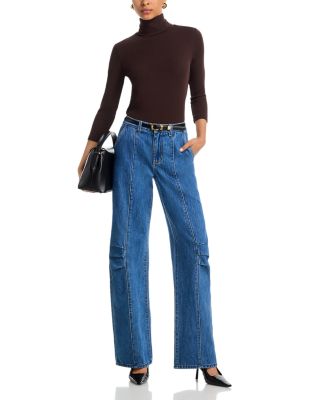 Zara High Rise Rodeo Jeans in Memphis