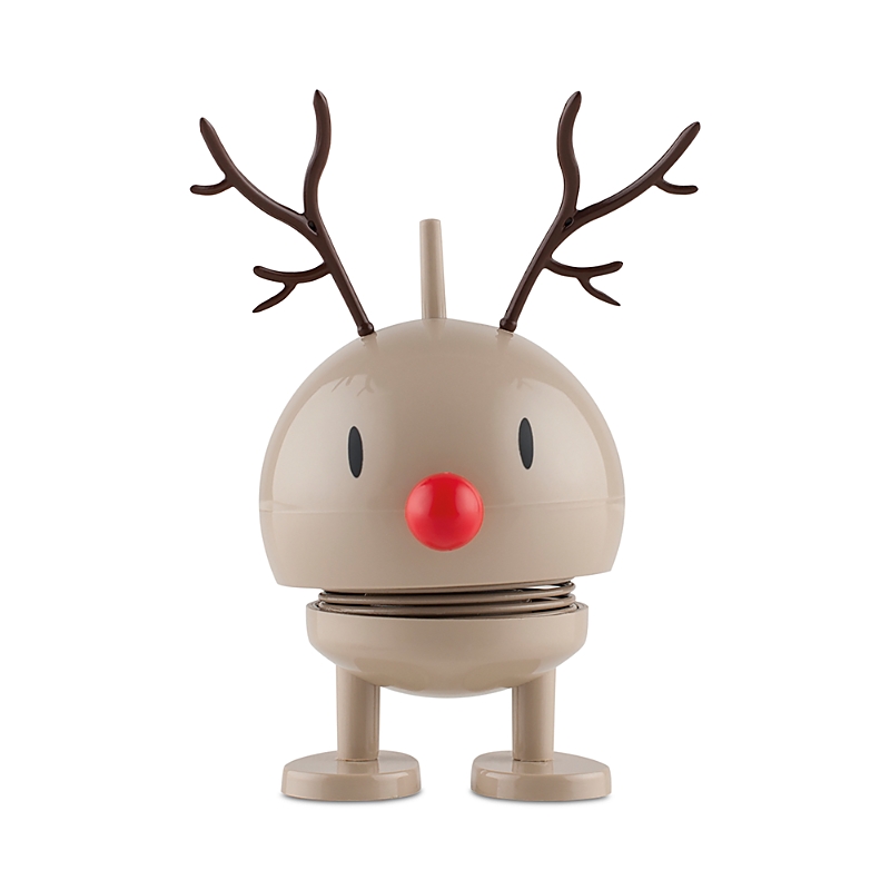 Hoptimist Reindeer Bumble Figure In Gray
