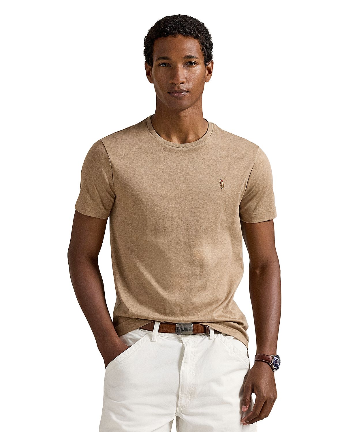Polo Ralph Lauren Cotton Embroidered Logo Tee