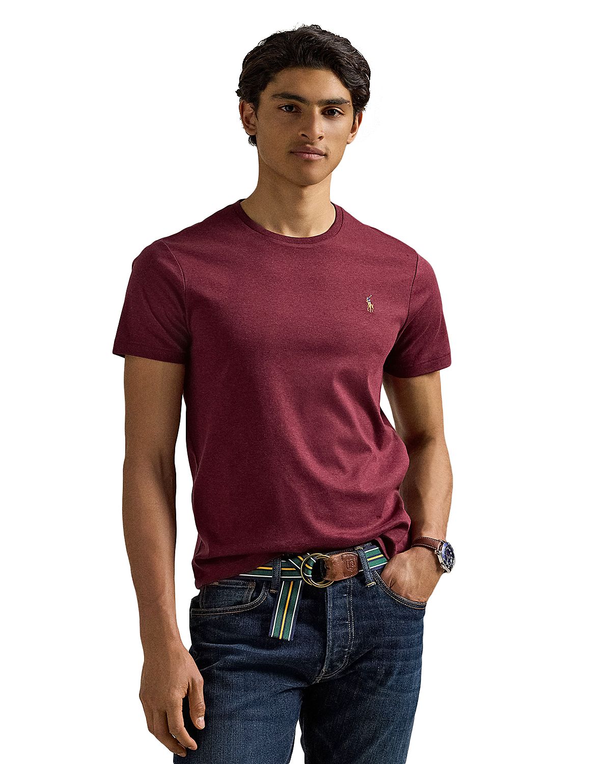 Polo Ralph Lauren Cotton Embroidered Logo Tee