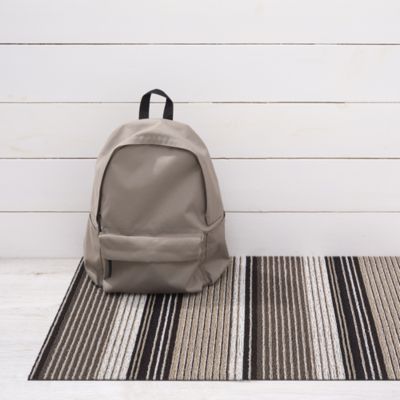 Pleat Stripe Shag Rug, 24" x 36"