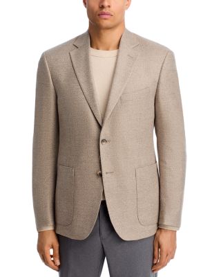 Loro Piana Fabric Melange Solid Unstructured Regular Fit Sport Coat - Exclusive