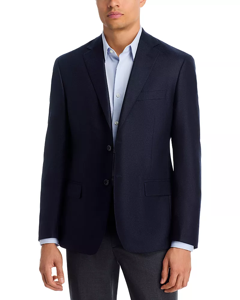 The Men's Store at Bloomingdale's Loro Piana Wool & Cashmere Fabric Melange Twill Regular Fit Sport Coat - Exclusive