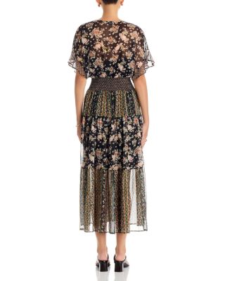 Kimono Short Sleeve Midi Dress