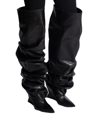 Women's Wedge Thigh-High Boots