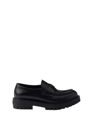  Men's Brushed Leather Loafers