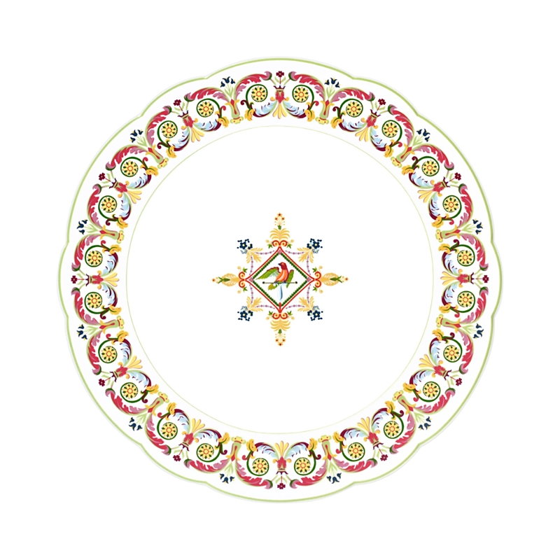 Bernardaud Trianon Dinner Plate In Multi