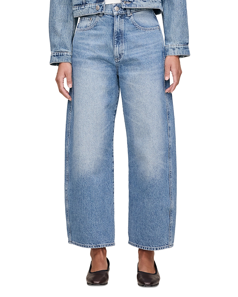 Dl1961 Taylor Relaxed Barrel Leg Jeans In Salt Lake In Blue