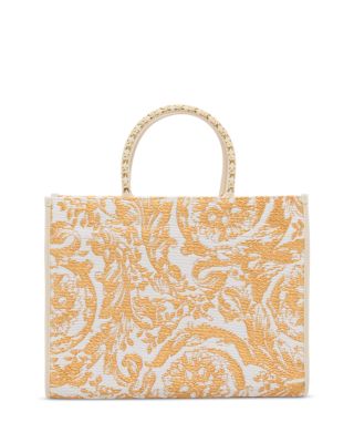 Barocco Athena Raffia Medium Tote Bag