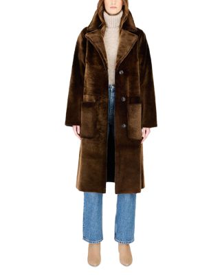 Zira Reversible Shearling Coat