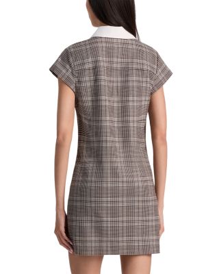 Darby Plaid Cap Sleeve Mini Dress