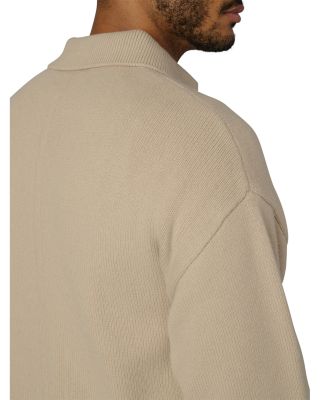 Relaxed Fit Sweater Polo