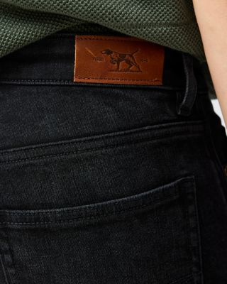 Lyell Straight Fit Jeans in Used Black 