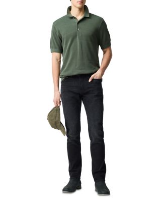 Lyell Straight Fit Jeans in Used Black 