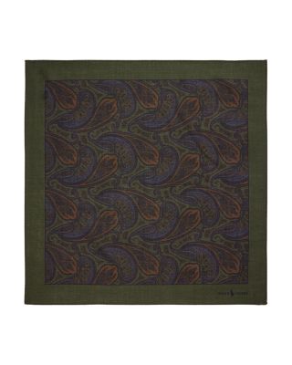 Paisley Wool Bandanna