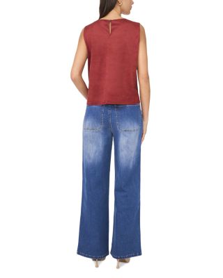 Sleeveless Crewneck Top