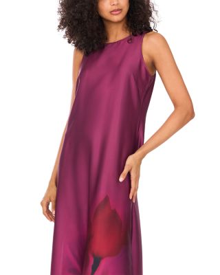 Sleeveless Keyhole Back Maxi Dress