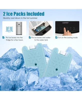  3-in-1 Evaporative Air Cooler with Fan & Humidifier Swamp Fan with 9H Timer Remote