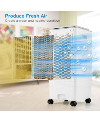  3-in-1 Evaporative Air Cooler Portable Air Cooling Fan with Fan & Humidifier