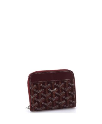  PM Matignon Zip Wallet Coated Canvas with Leather