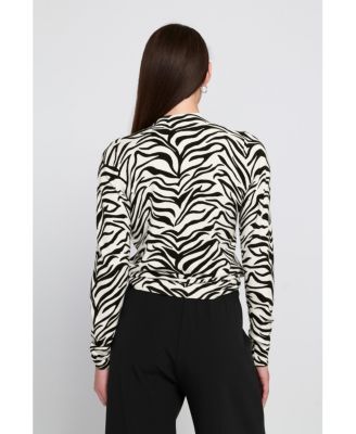Zebra Printed Feather Weight Top