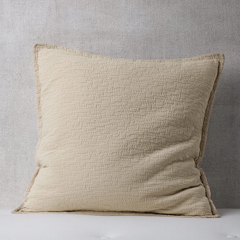 Hudson Park Collection Textured Italian Matelasse Euro Sham Set - Exclusive In Neutral