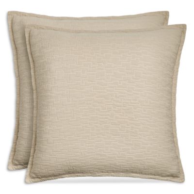 Textured Italian Matelasse Euro Sham Set - Exclusive