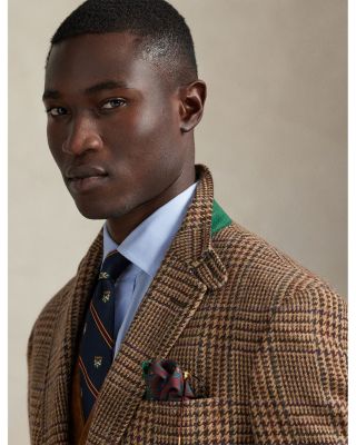 Polo Tailored Plaid Wool Sport Coat