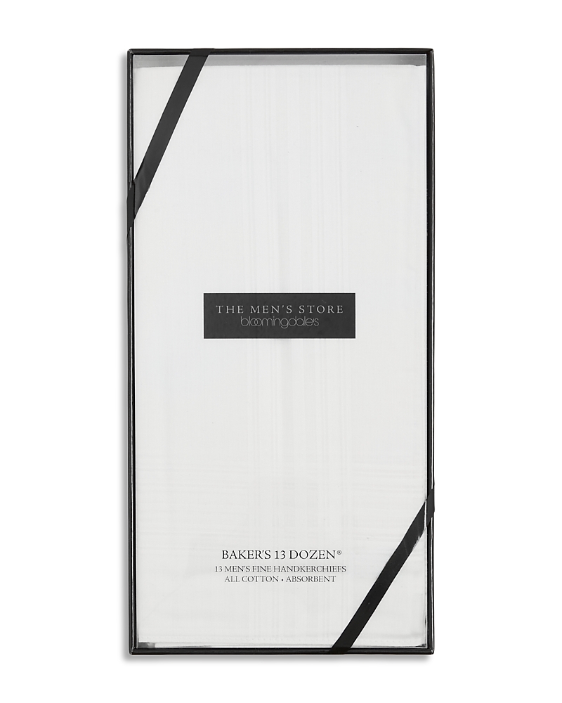 The Men's Store At Bloomingdale's Cotton Handkerchiefs, Pack Of 13 - Exclusive In White