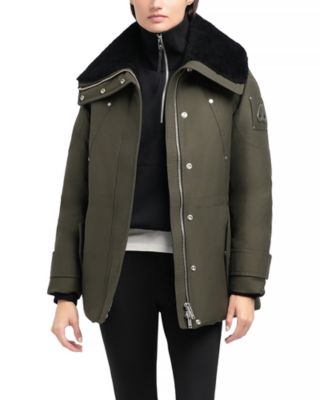 Aurora Shearling Trim Down Jacket