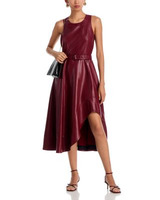 Zelda Faux Leather Dress