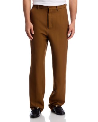 Wide Fit Wool Trousers